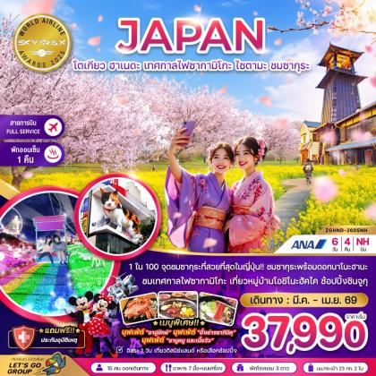 ทัวร์ญี่ปุ่น โตเกียว ฮาเนดะ เทศกาลไฟซากามิดโกะ | 6D4N ทัวร์ญี่ปุ่น